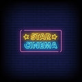 Star Cinema Neon Sign