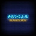 Subscribe Neon Sign