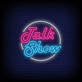 Talk Show Neon Sign - Neon Pink Aesthetic