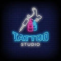 Tattoo Studio Neon Sign Perfect For Business Environment