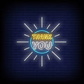 Thank You Neon Sign
