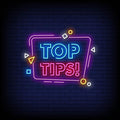 Top Tips Neon Sign