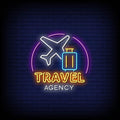 Travel Agency Neon Sign