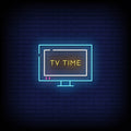 TV Time Neon Sign