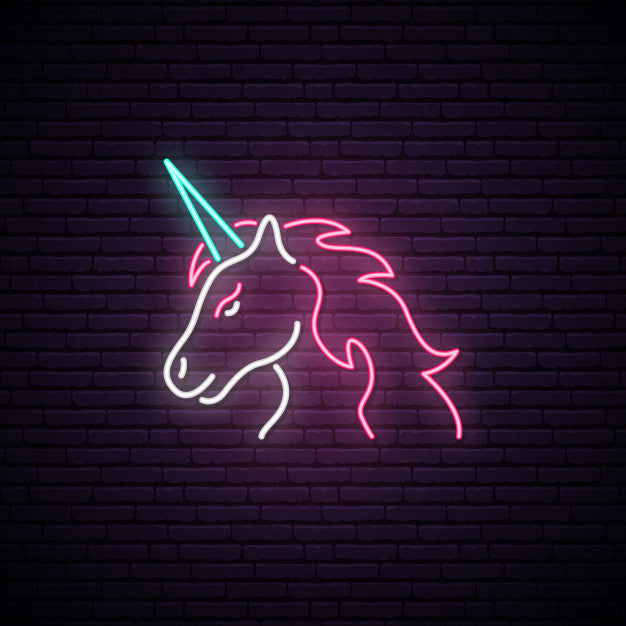 Neon light unicorn new arrivals