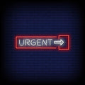 Urgent Neon Sign
