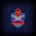 Warrior Fight Club Neon Sign