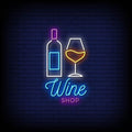 Wine Shop Neon Sign