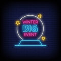 Winter Big Sale Neon Sign