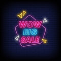 Wow Big Sale Neon Sign